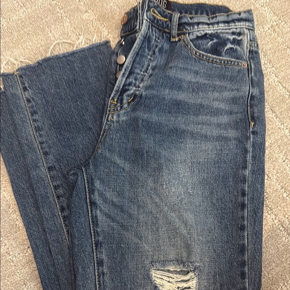 BDG by Urban Outfitters Distressed Blue Jeans for Women - Picture 7 of 7